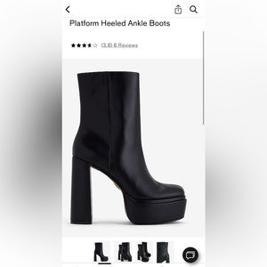 Express brand platform ankle boot Size 9 New